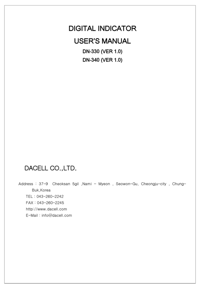 dacell DN-330 User manual