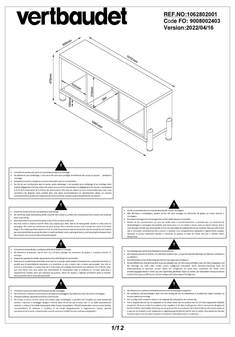 VERTBAUDET 1062802001 User manual VERTBAUDET 1062802001 User manual