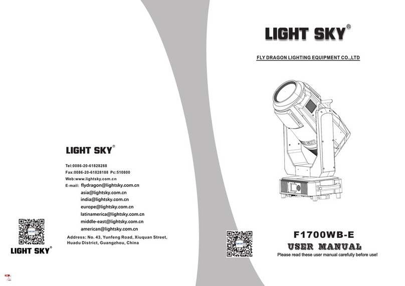 Light Sky F1700WB -E user manual