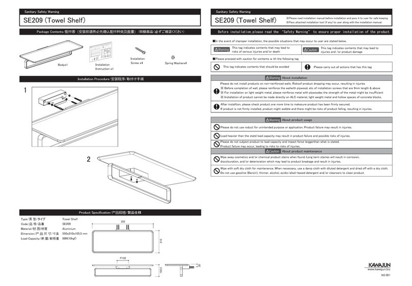 KAWAJUN SE209 User manual