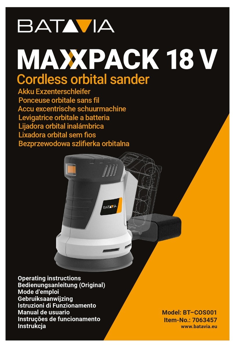 Batavia MAXXPACK 18 V BT-COS001 operating instructions