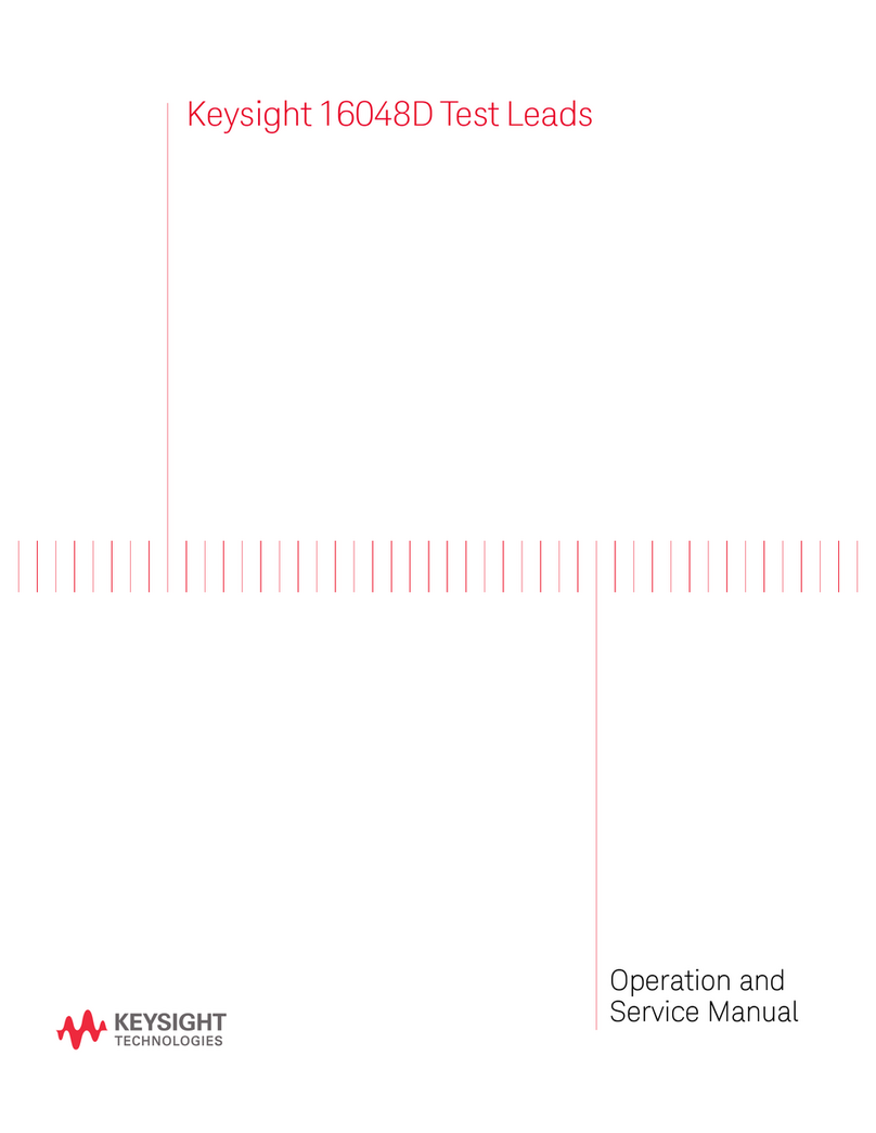 Keysight 16048D Operation manual