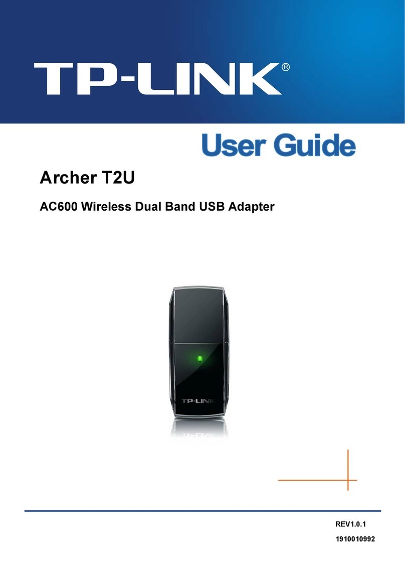 TP-Link Archer T2U User manual TP-Link Archer T2U User manual