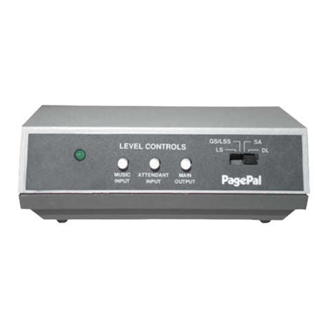 Valcom PagePac PAGEPAL V-5335700 quick start guide