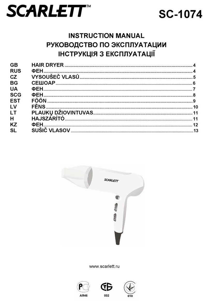 Scarlett SC-1074 instruction manual