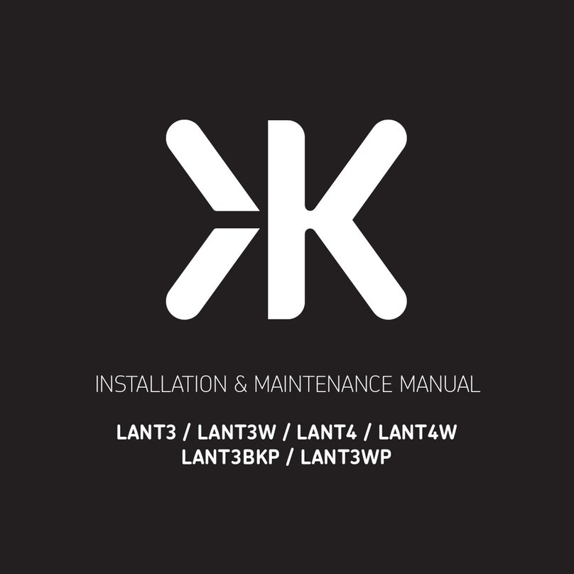 Knightsbridge LANT3 Installation & maintenance manual