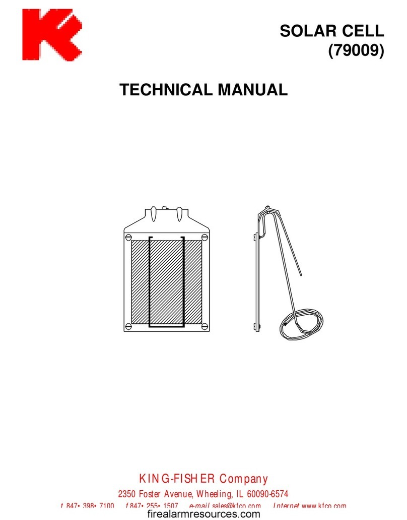 Kingfisher 79009 Technical manual