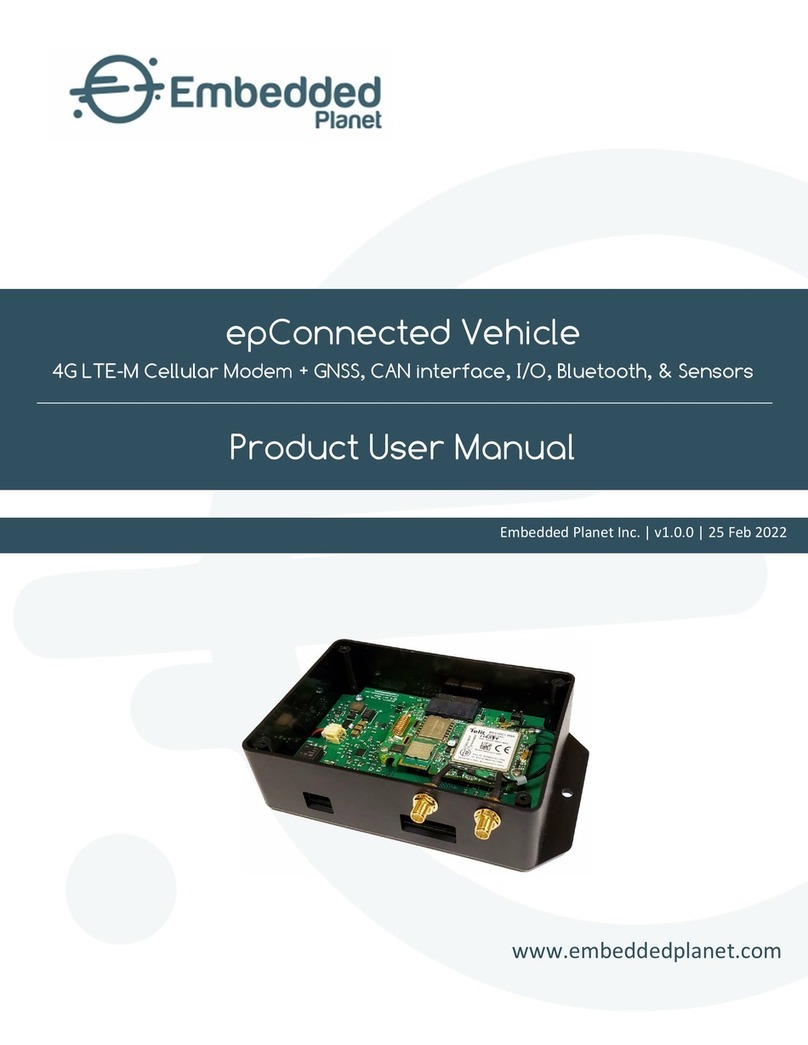 Embedded Planet epConnected Vehicle Product user manual