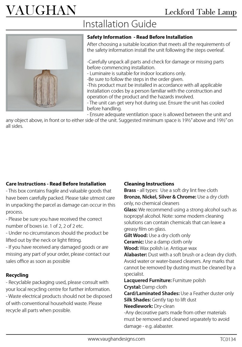 Vaughan Leckford installation guide Vaughan Leckford installation guide