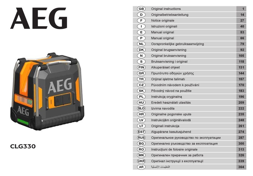 AEG CLG330 instruction manual