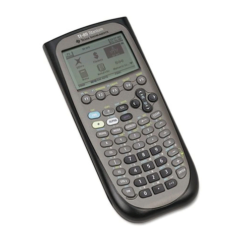 Texas Instruments Titanium TI-89 User manual