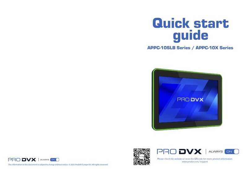 Pro DVX APPC-10SLB Series quick start guide