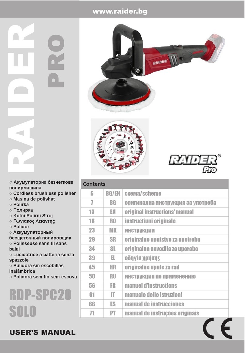 Raider Pro RDP-SPC20 SOLO user manual