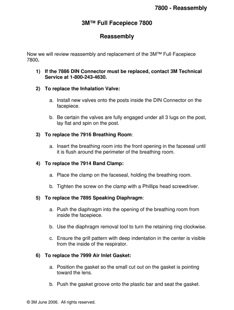 3M 7800 Installation instructions