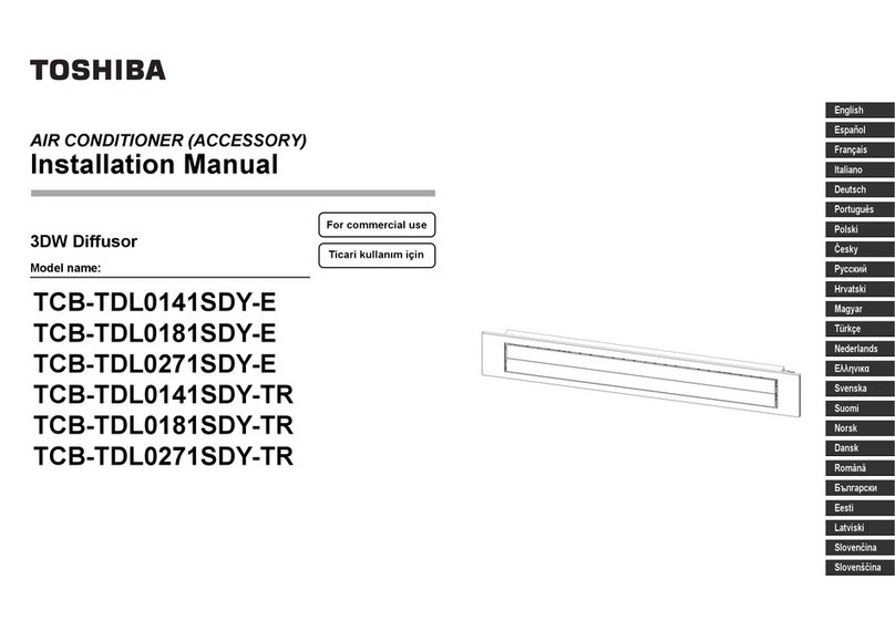 Toshiba TCB-TDL0141SDY-E User manual