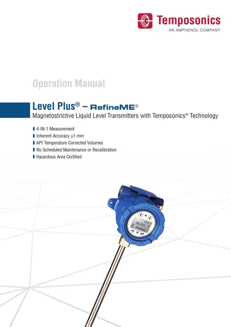Amphenol Temposonics Level Plus RefineME Operation manual