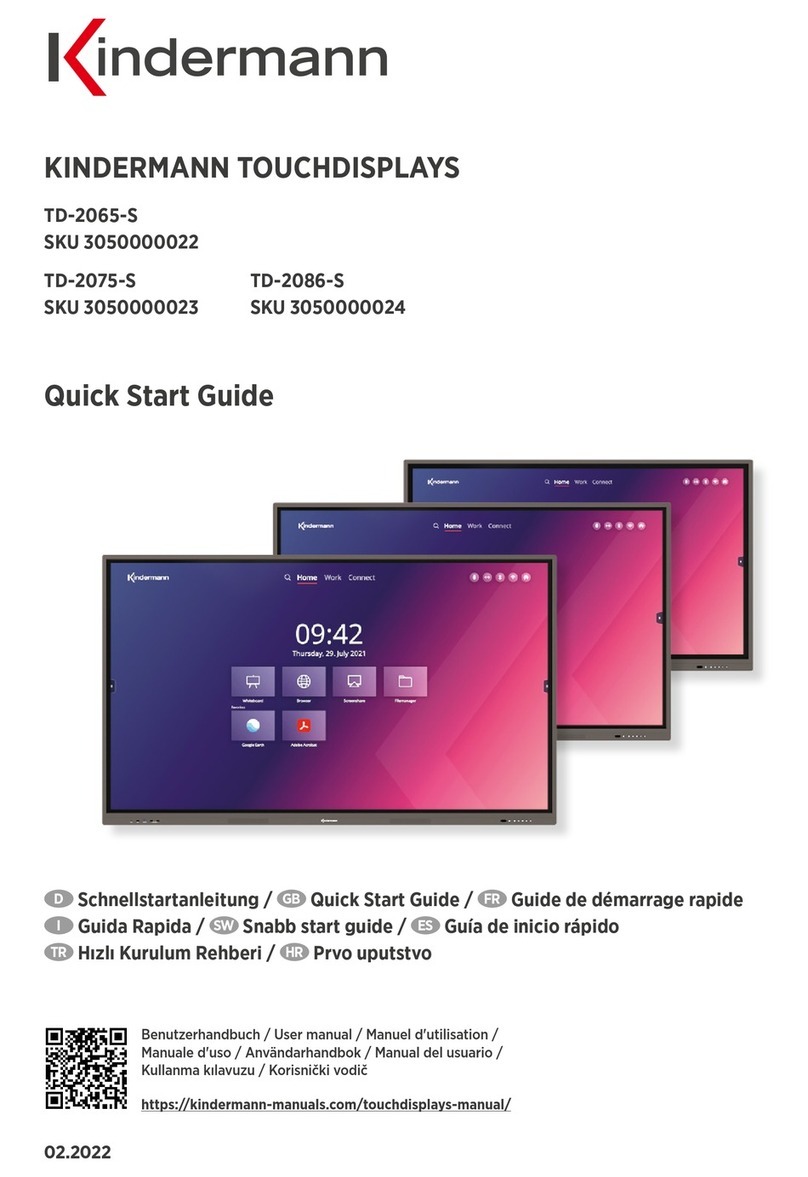 Kindermann TD-2065-S quick start guide