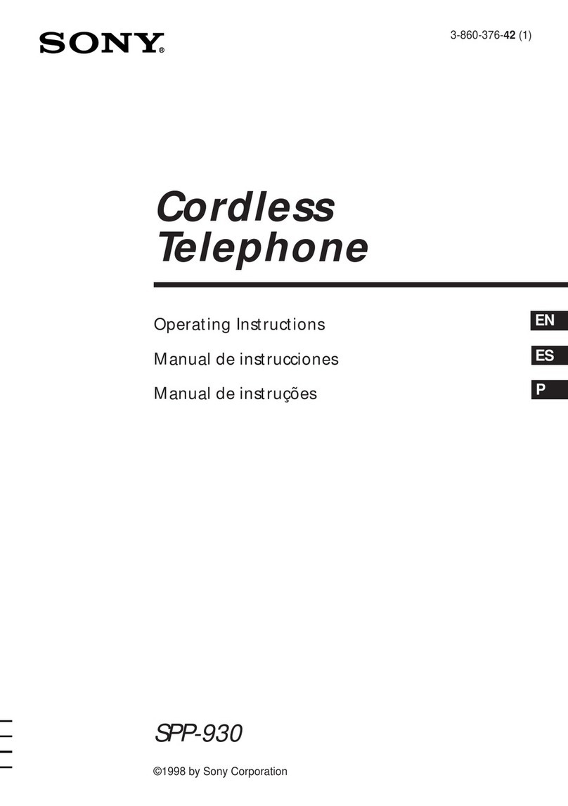 Sony SPP-930 User manual