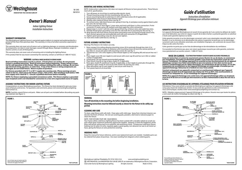 Westinghouse W-395 owner's manual