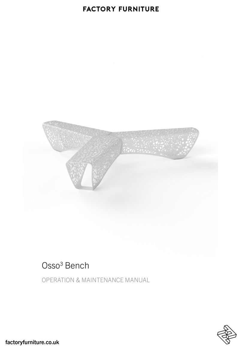 Factoryfurniture Osso3 Operation & maintenance manual