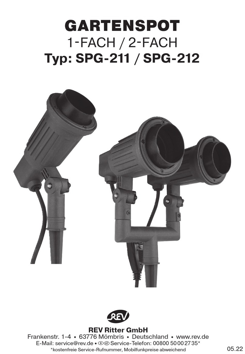 REV Ritter GARTENSPOT SPG-211 User manual