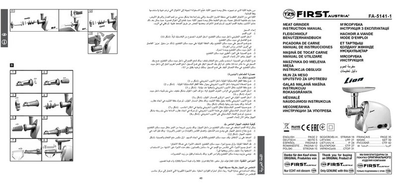 FIRST AUSTRIA FA-5141-1 instruction manual