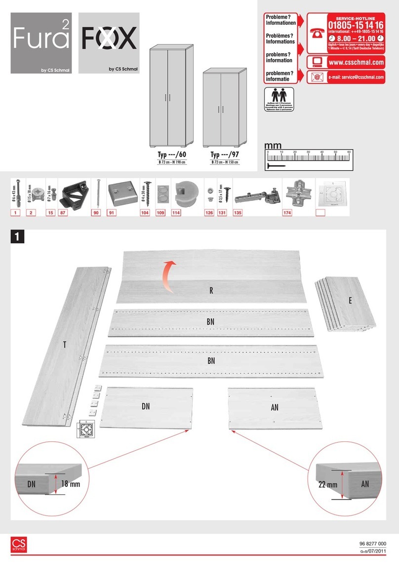 CS Schmal Fura 2 Assembly instructions CS Schmal Fura 2 Assembly instructions