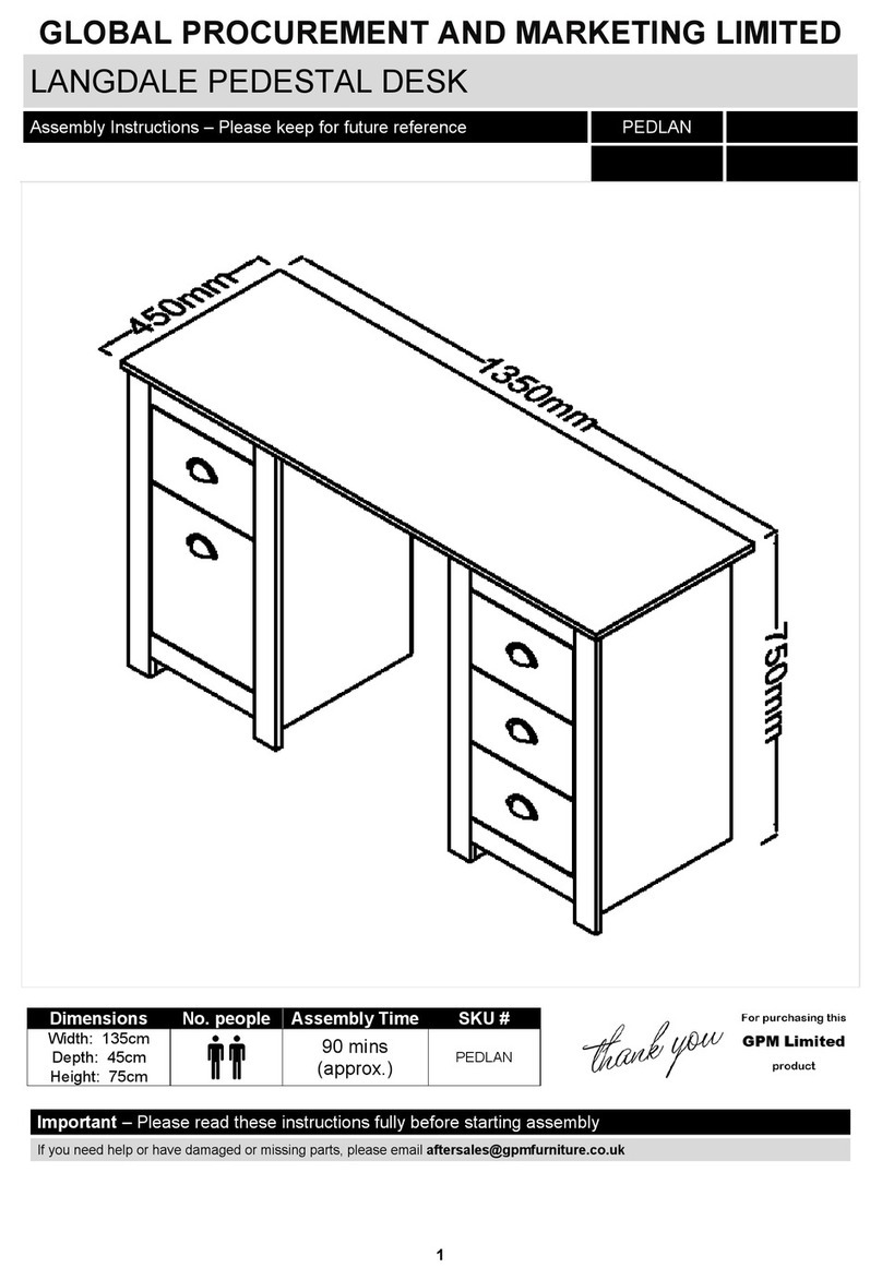 GPM LANGDALE PEDLAN User manual GPM LANGDALE PEDLAN User manual