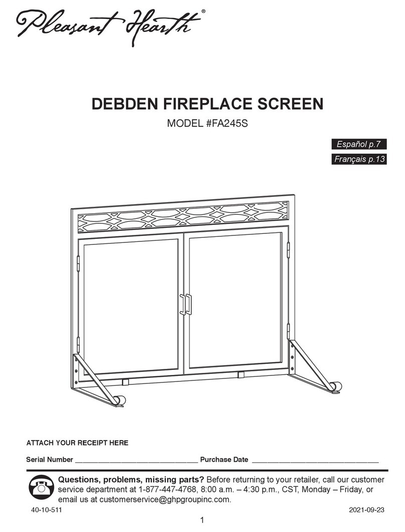 pleasant hearth FA245S manual