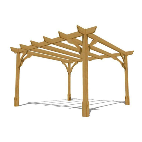 Rutland County Garden Furniture Premium Pergola Assembly instructions