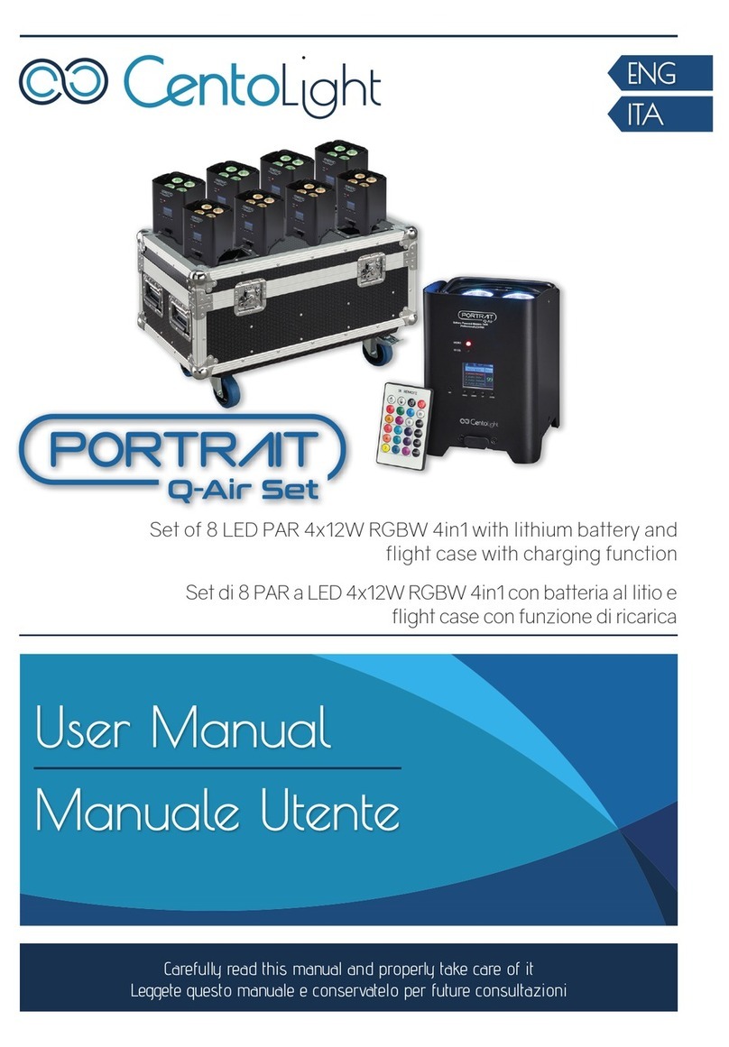 CentoLight PORTRAIT Q-Air Set user manual
