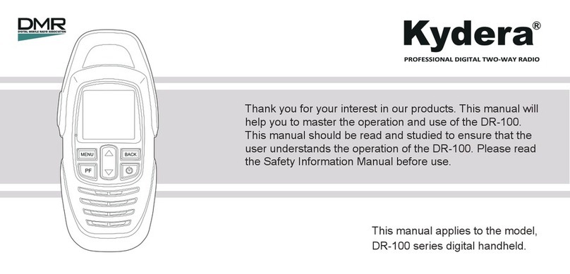 DMR Kydera User manual