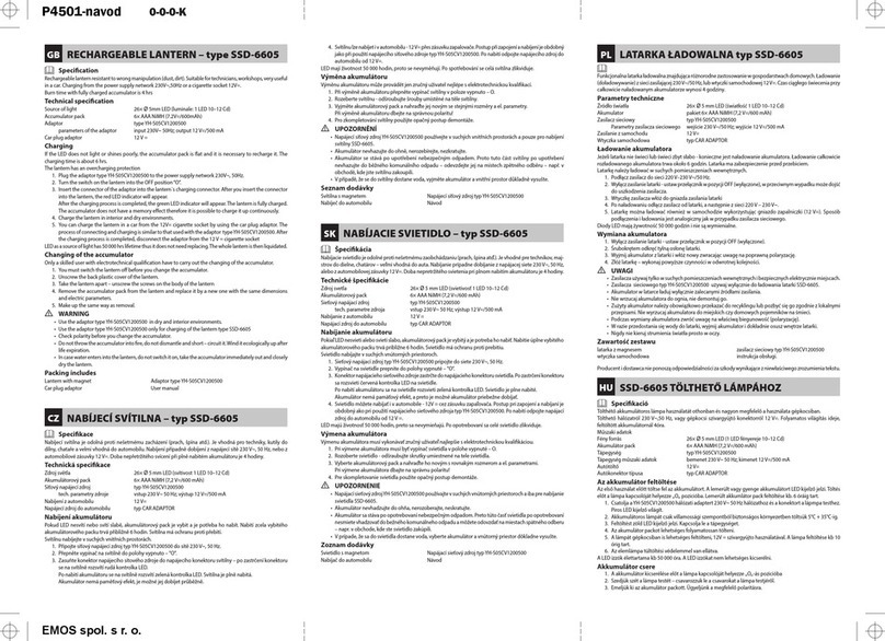 Emos SSD-6605 instructions