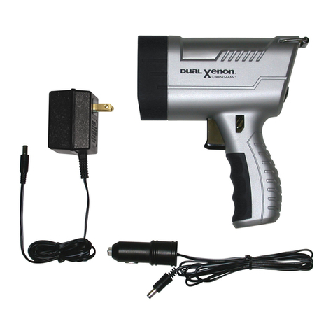 Brinkmann MAXFIRE XENON DUAL XENON RECHARGABLE System manual
