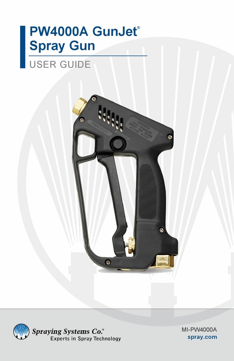 Spraying Systems GunJet PW4000A user guide