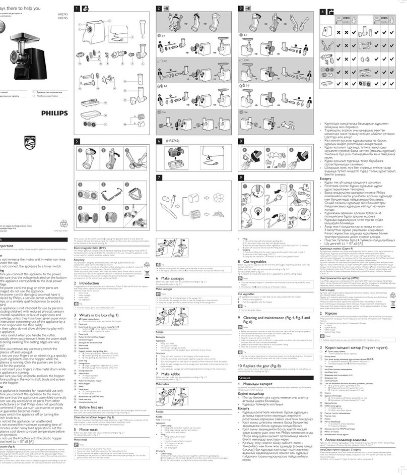 Philips HR2743 user manual