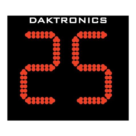 Daktronics BB-2114 Installation quick guide