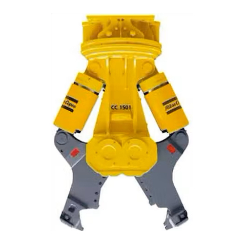 Atlas Copco CombiCutter CC 1501 operating instructions Atlas Copco CombiCutter CC 1501 operating instructions