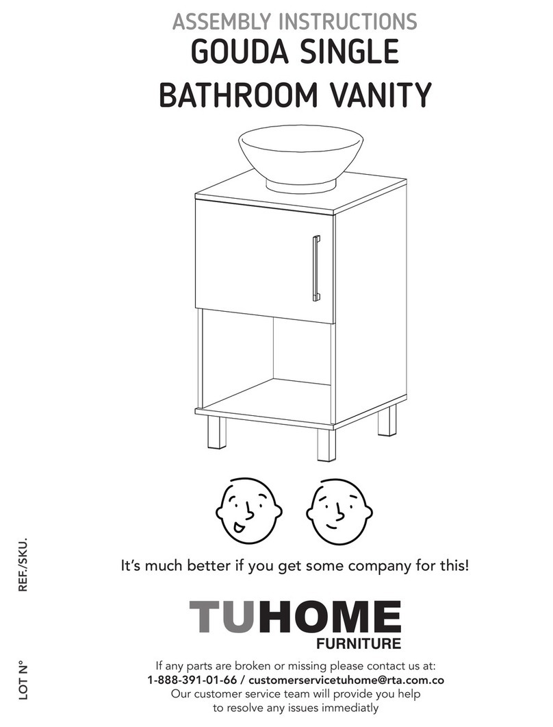 TUHOME Furniture GOUDA SINGLE Assembly instructions TUHOME Furniture GOUDA SINGLE Assembly instructions