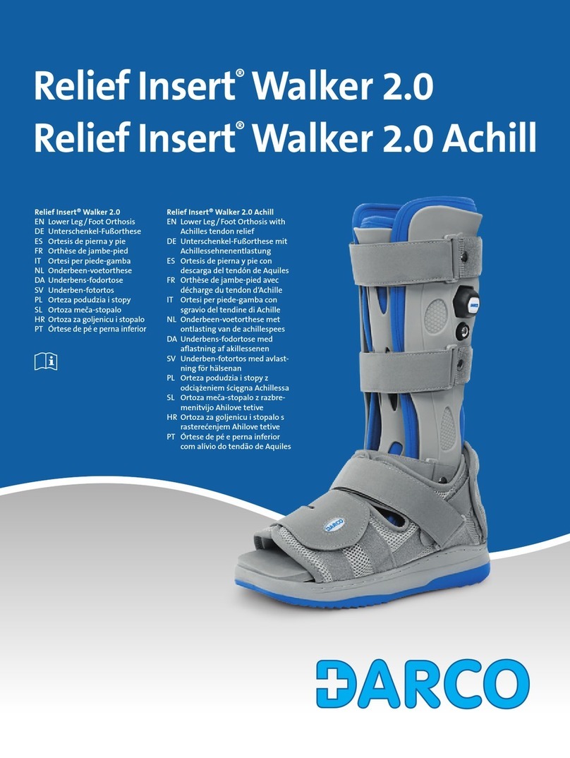 Darco Relief Insert Walker 2.0 User manual