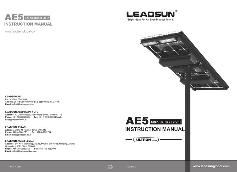 leadsun ULTRON AE5 instruction manual