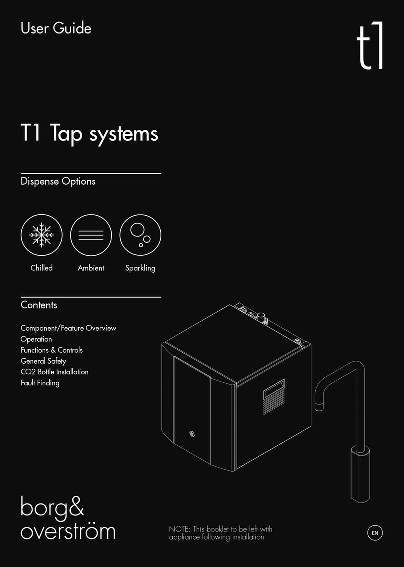 Borg & Overstrom T1 Tap systems user guide