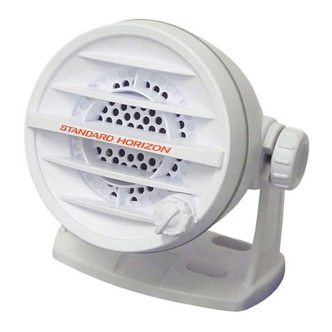 Standard Horizon MLS-410PA quick start guide