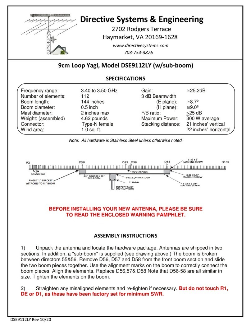 Directive Systems & Engineering DSE9112LY manual