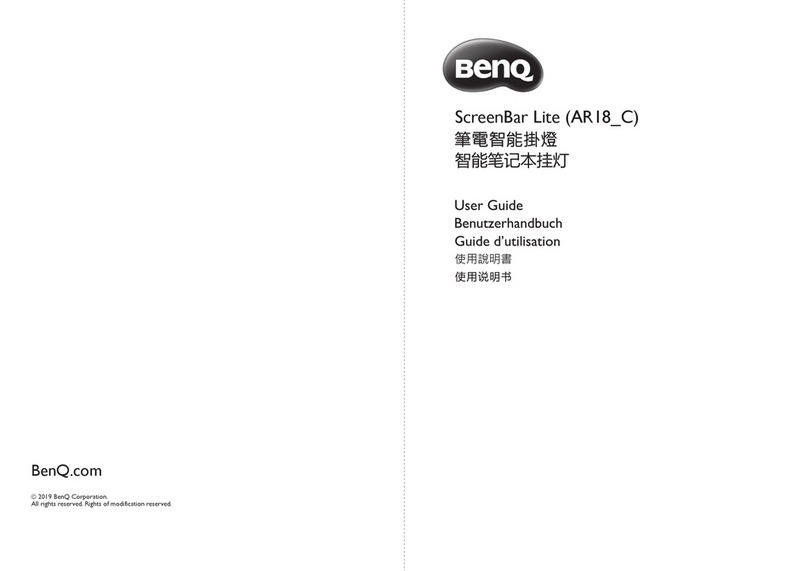 BenQ ScreenBar Lite User manual