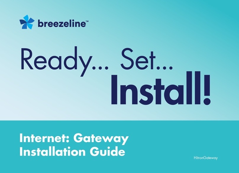 Breezeline HitronGateway installation guide