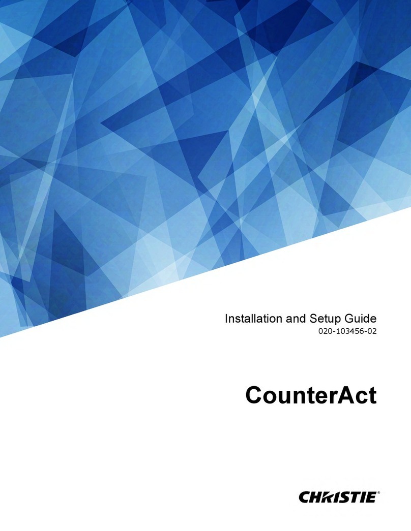 Christie CA20-AC Installation and setup guide