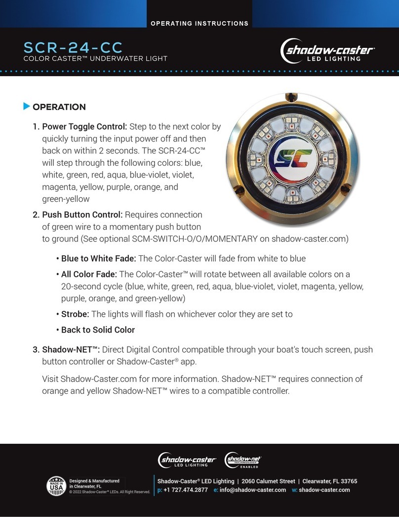 Shadow-Caster COLOR CASTER SCR-24-CC User manual
