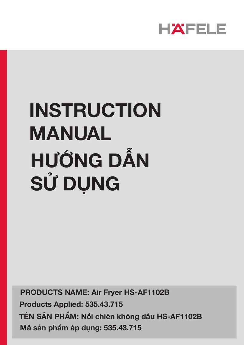 Häfele HS-AF1102B Operating and safety instructions