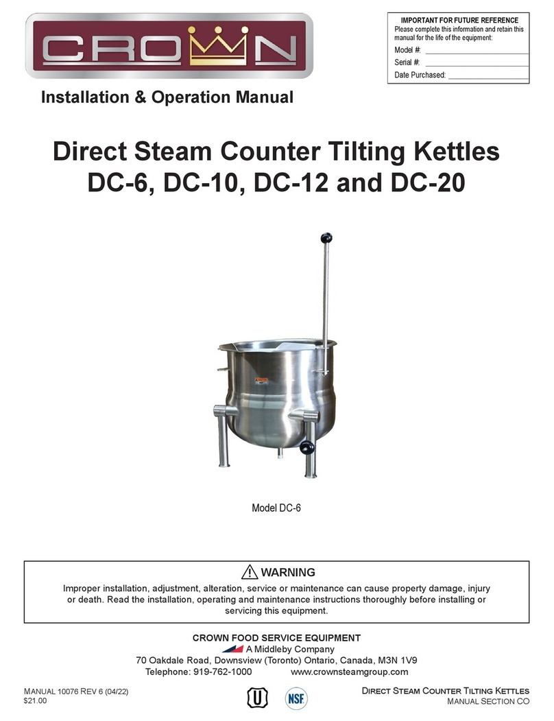 Crown DC-6 Installation & operation manual